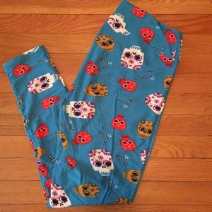 LuLaRoe Sugar Skull Leggings